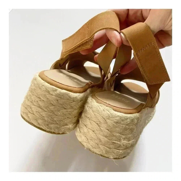 Eileen Fisher Timor Espadrille Wedge Slingback Sandal size 6.5 - Picture 7 of 9